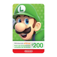 Tarjeta de Regalo Digital Nintendo $200