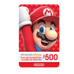 Tarjeta de Regalo Digital Nintendo $500