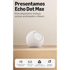 Bocina Alambrica Amazon Echo Dot Max -Blanco