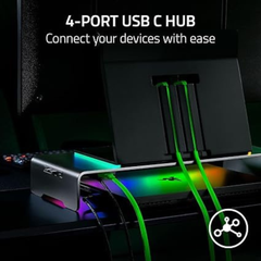 Soporte Razer Monitor Stand Chroma Aluminio RGB Led - Negro