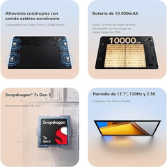 Tablet Xiaomi Poco Pad WiFi 8+256GB - Gris