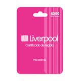 Tarjeta Digital Liverpool $300