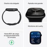 AppleWatch Series 10 46mm GPS - Plata/Correa Deportiva Azul