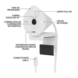 Cámara Web Logitech Brio 300 - Blanca