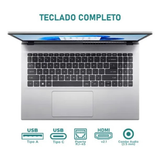 Laptop Acer Aspire 3 15.6" 16GB RAM 512 GB SSD - Plata