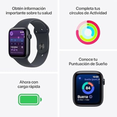 AppleWatch SE 3 44mm GPS Sport Band - Midnight (Medianoche)