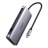 Adaptador UGreen 9 In 1 USB-C Multifunction Adapter - Gris
