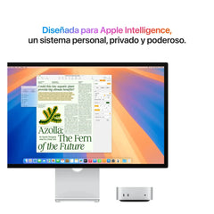 Apple Mac Mini Chip M4 CPU 10 16+512GB - Plata