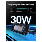 Bateria UGreen Nexode 10000mAh Two-Way Fast Charging Power Bank 30w - Gris