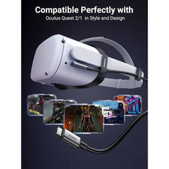 Cable UGreen Right Angle USB-C to USB-C 5m - Negro