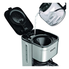 Cafetera Krups 10 Tazas - Plata