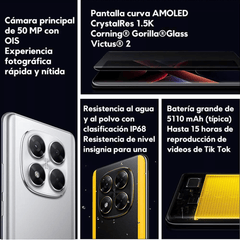 Celular Poco X7 8+256GB - Negro