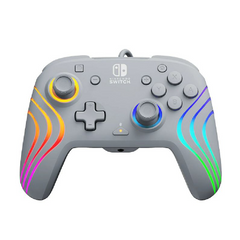 Control Alámbrico PDP Afterglow Wave Wired Controller (Gris) - Nintendo Switch