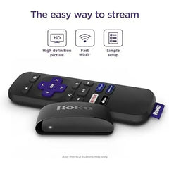 Dispositivo Streaming Roku Express HD 3960RW - Morado