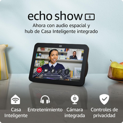 Bocina Alámbrica Amazon Echo Show 8 (3a Gen) (Con Alexa) - Blanco