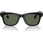 Lentes RayBan Meta Wayfarer Negro Brillante y Mica G15 - Verde