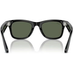 Lentes RayBan Meta Wayfarer Negro Brillante y Mica G15 - Verde