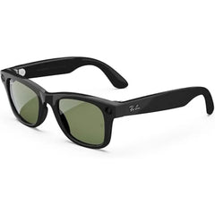Lentes RayBan Meta Wayfarer Negro Brillante y Mica G15 - Verde