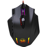 Mouse Gamer Alámbrico Redragon Impact M908 - Negro