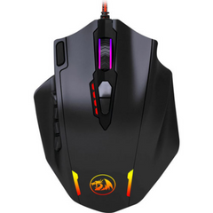 Mouse Gamer Alámbrico Redragon Impact M908 - Negro