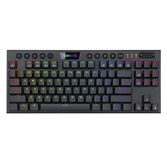 Teclado Gamer Alámbrico Redragon Horus TKL Wired RGB Mechanical Keyboard - Negro
