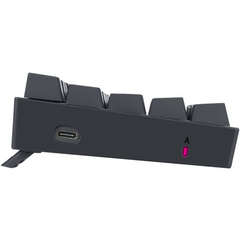 Teclado Gamer Alámbrico Redragon DragonBorn Wired 61 Key Mechanical Keyboard Dust-Proof Brown Key (Español) - Negro