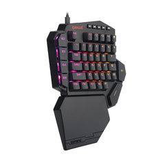 Teclado Gamer Alámbrico Redragon Diti Mechanical Keyboard Dust-Proof Brown Key (Ingles) - Negro