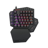Teclado Gamer Alámbrico Redragon Diti Mechanical Keyboard Dust-Proof Brown Key (Ingles) - Negro