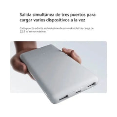 Bateria Xiaomi Power Bank 10000mAh 22.5w Lite - Blanco