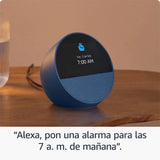 Bocina Alambrica Amazon Echo Spot - Azul