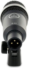 Micrófono Dinámico AKG D40 Profesional Dynamic Instrument Microphone - Negro