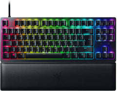 Teclado Gamer Alámbrico Razer Huntsman V2 Tenkeyless (Linear Red Switch) (Inglés) - Negro