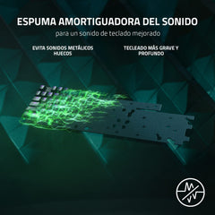 Teclado Gamer Alámbrico Razer Huntsman V2 Tenkeyless (Linear Red Switch) (Inglés) - Negro