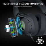 Audífonos Alámbricos Razer Kraken Kitty V2 Pro (Negro) - PC
