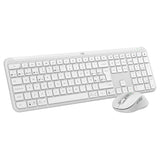 Teclado y Mouse Inalambricos Logitech MK950 Bluetooth Espanol - Blanco
