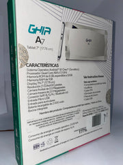 TABLET A7 GHIA 17.78CM BLANCA - OPEN BOX