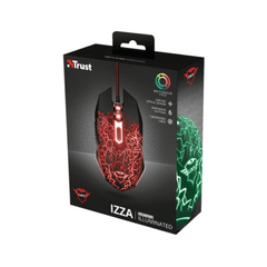 Mouse alámbrico Trust Izza GXT 21683-04 - Negro - iMports 77
