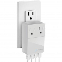 Multi Cargador Univ 4USB / 2 entradas luz Fast Charge Naztech 1 pza - iMports 77