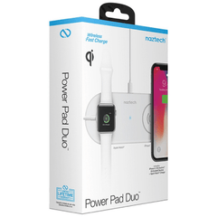 Cargador Power Pad Duo Naztech Apple Watch y Celular - iMports 77