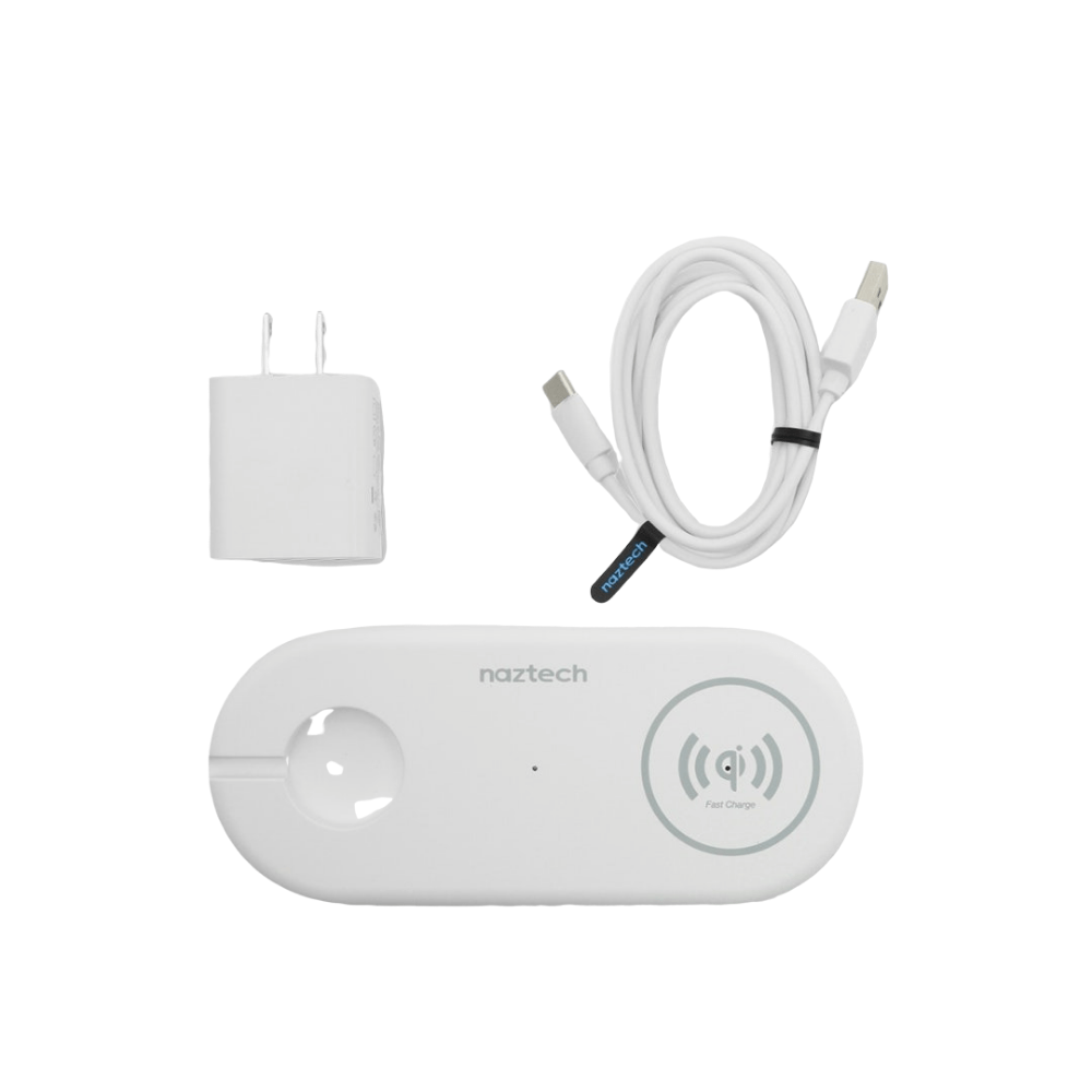 Cargador Power Pad Duo Naztech Apple Watch y Celular - iMports 77