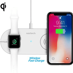 Cargador Power Pad Duo Naztech Apple Watch y Celular - iMports 77