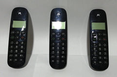 Teléfono Fijo Inalámbrico Motorola M700 (3 piezas) - Negro OPEN BOX