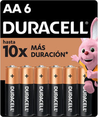 Batería Alcalina Duracell - AA 6pzs