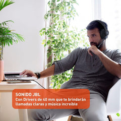 Audífonos Alámbricos JBL FreeWFH - Negro
