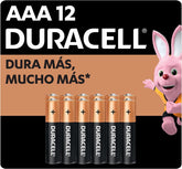 Bateria Alcalina Duracell - AAA 12pzs