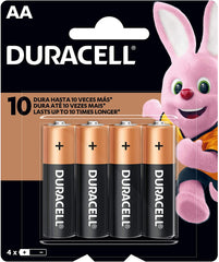 Batería Alcalina Duracell - AA 4pzs