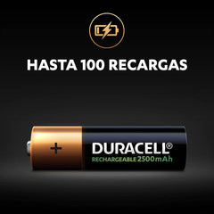 Bateria Recargable Duracell - AA 4pzs