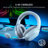 Audífonos Inalámbricos Razer Barracuda X (Blanco) - XBOX / PlayStation / Nintendo SWITCH / PC / Móvil