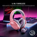Audífonos Inalámbricos Razer Barracuda X (Rosa) - XBOX / PlayStation / Nintendo SWITCH / PC / Móvil