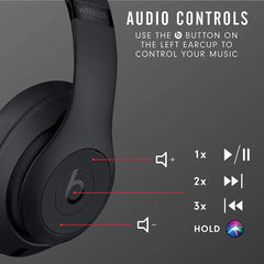 Audífonos Inalámbricos Beats Studio 3 (Negro Mate) - PC / Móvil